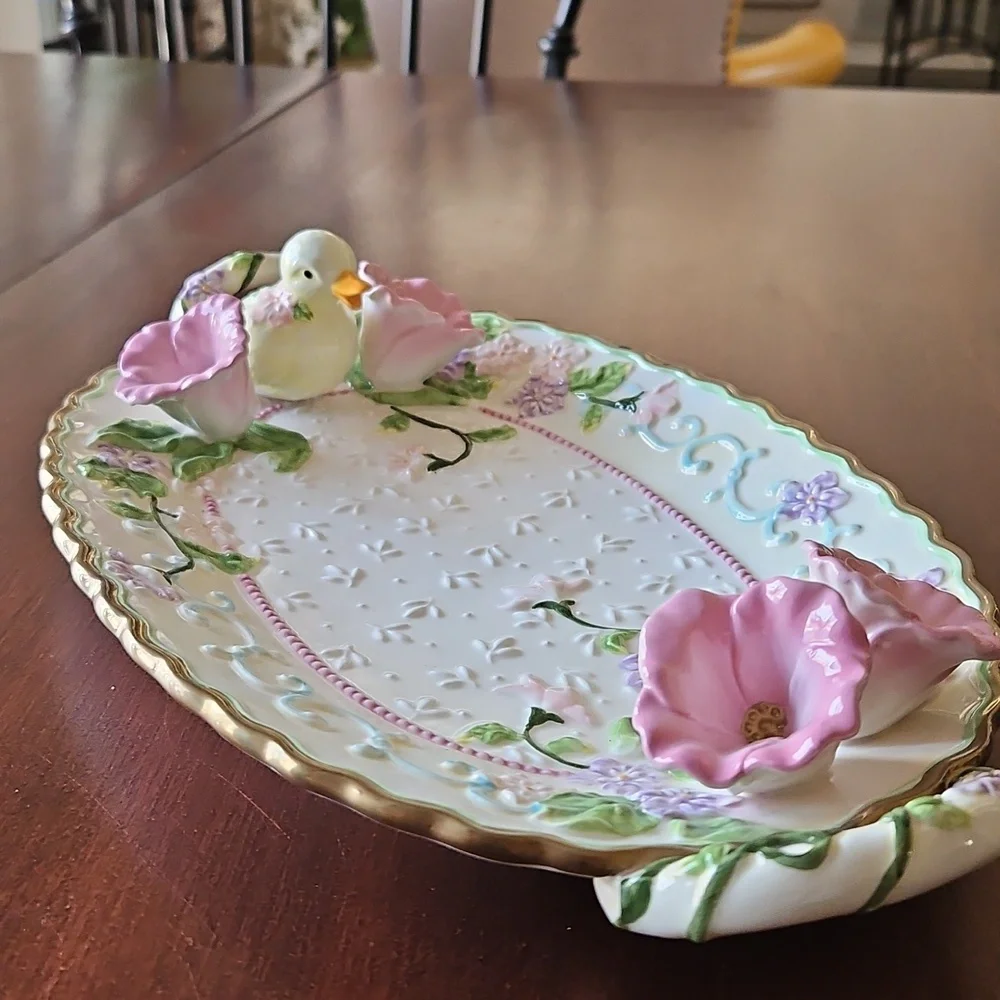 Springtime Collection 2001 Platter Plate. NIB! - Picture 17 of 17